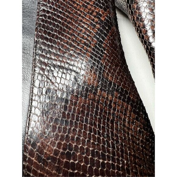 Zadig & Voltaire Women's Black Lena Mid Heel Leather Ankle Boots Size 40 NWOT - Picture 6 of 8